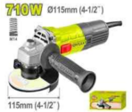 Small industrial angle grinder, 11.5 cm, 710 watts.” - Image 2