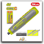 Cordless Screwdriver 4V – With Accessories