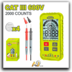 Industrial Digital Multimeter – 600V / 2000 Counts