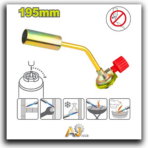 Copper burner head for gas cylinder, 195 mm