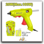 Industrial hot glue gun, 100 watts, first door.”