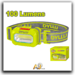 Battery-powered LED headlamp