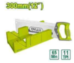 12" wood saw with angle guide and ruler - Image 2