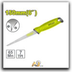 Gypsum Saw 6" with Rubber Handle