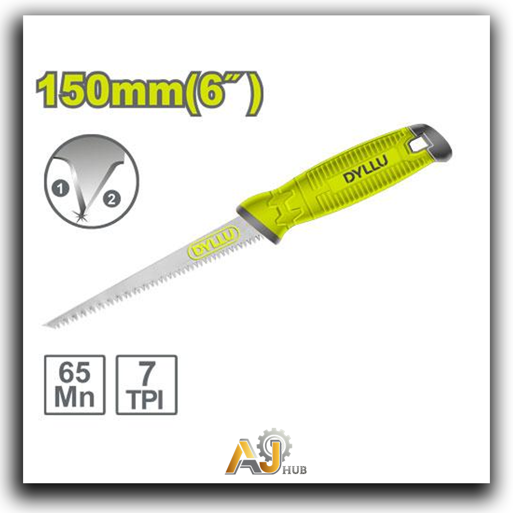 DTHW3G06- Gypsum Saw 6" with Rubber Handle - Image 1