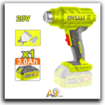 Battery-powered heat gun 1B x 4Ah 20V + Charger