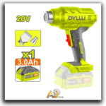 Battery-powered heat gun 1B x 4Ah 20V + Charger