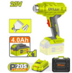 Battery-powered heat gun 1B x 4Ah 20V + Charger - Image 2