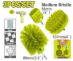 Nylon Drill Brush Set – 3 Pieces on Card - Image 2