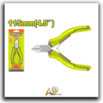 4.5" Mini Diagonal Cutting Pliers with Spring