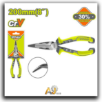 8" Long Nose Pliers, CR-V Steel
