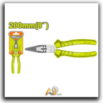8" Long Nose Pliers with Green Handle