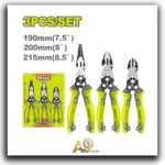 3-Piece Industrial Pliers Set – First Quality