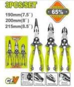 3-Piece Industrial Pliers Set – First Quality - Image 2