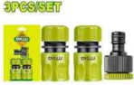 3-Piece Hose Connector Set on Card - Image 2