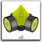 Double filter respirator mask