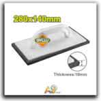 Black Felt Pad with White Handle – 10mm