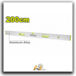 Aluminum Spirit Level 200 cm
