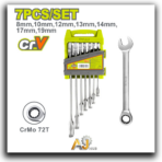 7-Piece Ratchet Socket Set