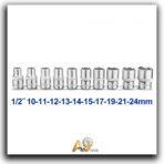 10 PCS Hole Saw Set 1/2"–2"