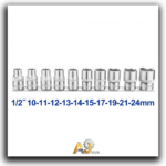 10 PCS Hole Saw Set 1/2"–2"