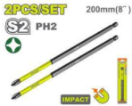 200mm Drill Bit Set – 2 Pieces on Card - Image 2