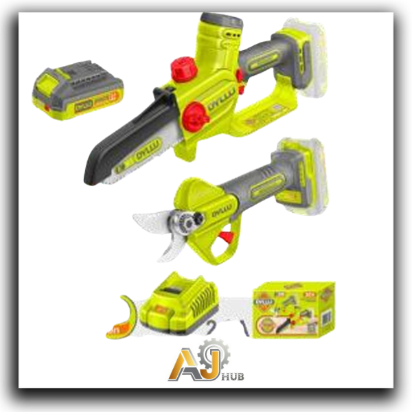 Untitled design Cordless Hedge Trimmer Combo Kit + 6" Pruner + 20V 2Ah Battery + Charger - Image 1