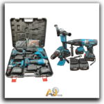 MITEC 21V 4-Piece Cordless Power Tool Combo Kit with Accessories