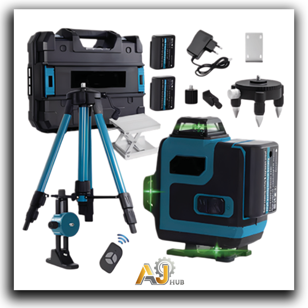 MI-LAZER Professional Green Laser Level Kit with Tripod - Image 1